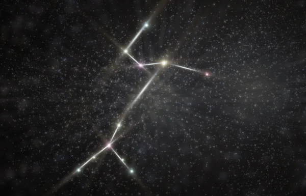 大犬座星座 3d 图 — 图库照片