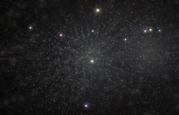 Cygnus Northern Star Constellation Ilustración 3D — Foto de Stock