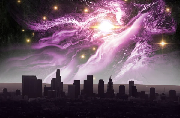 Los Angeles Starscape — Stock fotografie