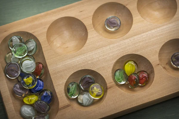 Mancala Gioco da tavolo — Foto Stock