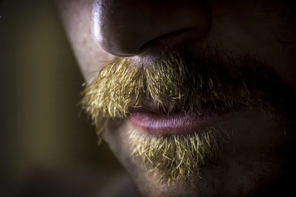 Dramatic Serious Mustache — Stock Photo, Image