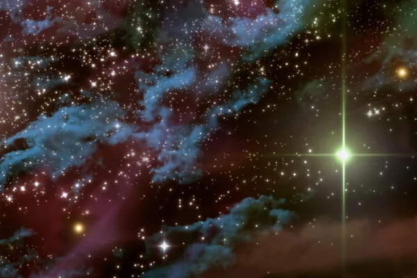 우주 Starscape 배경 — 스톡 사진