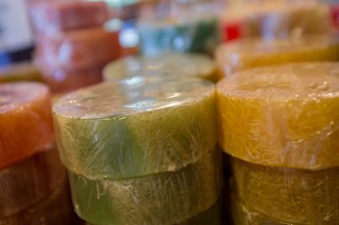 Satır ev yapımı sabunlar