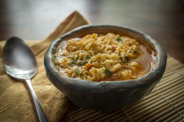 Kore baharatlı Ramen