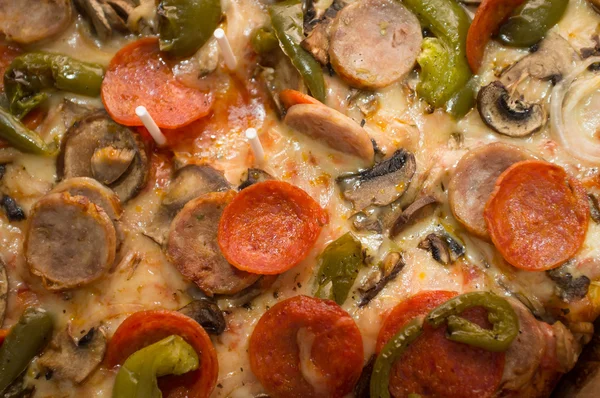 Worst Siciliaanse pizza — Stockfoto