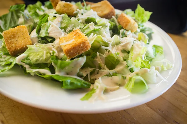 Свежий салат Цезарь — стоковое фото