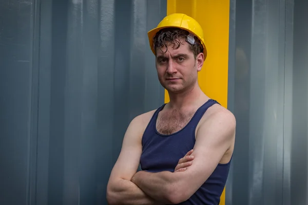 Construction Worker Man — Stock Photo, Image