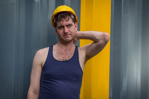 Construction Worker Man — Stock Photo, Image