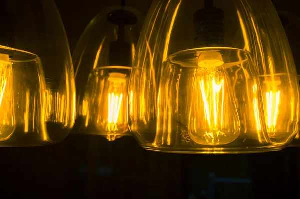 Λάμπες φωτός του Edison — Φωτογραφία Αρχείου