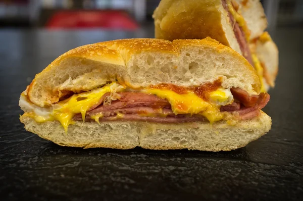 Taylor Ham Egg Sandwich — Stock Photo, Image