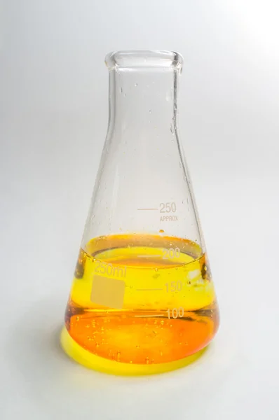 Επιστημονικό πείραμα ποτήρι ζέσεως — Φωτογραφία Αρχείου