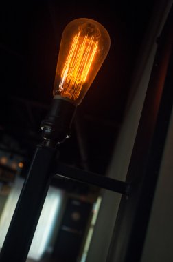 Edison ampul arka plan