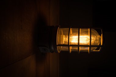 Edison ampul arka plan