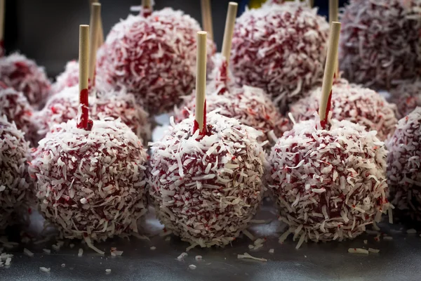 Manzanas dulces confitadas — Foto de Stock