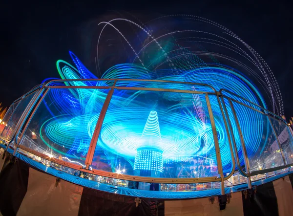 Amusement Park Light Blurs — Stock Photo, Image