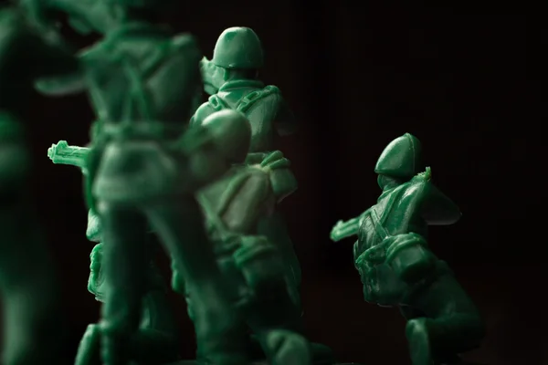 Brinquedo soldados guerra — Fotografia de Stock