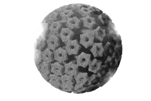 Enfermedad Infecciosa Herpes Simple Virus Células Ilustración Conceptual — Foto de Stock