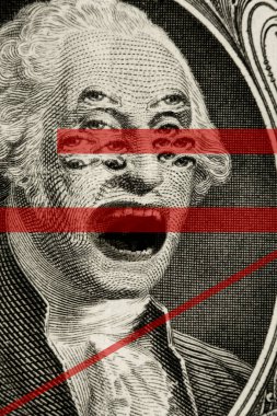 Soyut sanat George Washington Amerika 'da gördüklerine çok kızgın. 