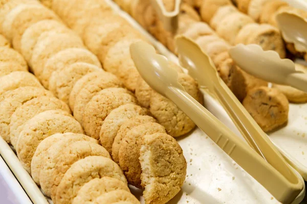 Bakery Fresh Sugar Cookies Stacked Display — Stock Photo, Image