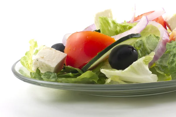 Insalata greca fresca — Foto Stock