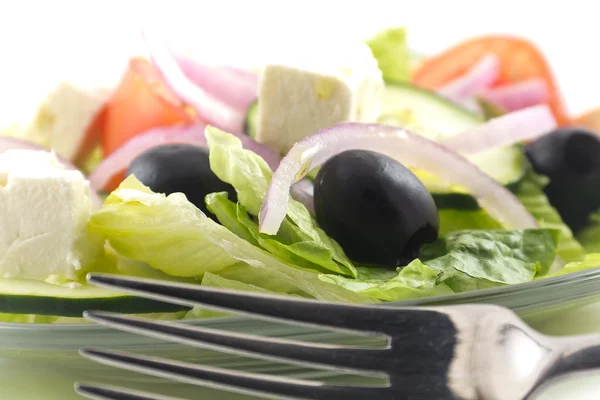 Salada grega fresca — Fotografia de Stock