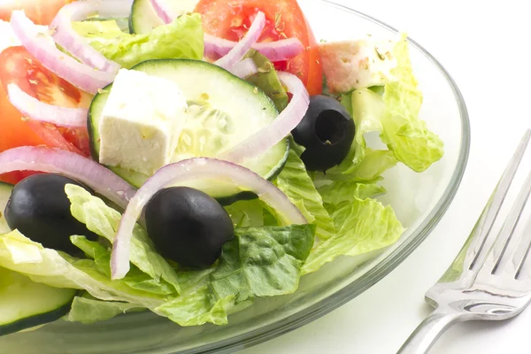 Insalata greca fresca — Foto Stock