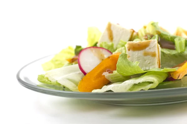 Salada de tofu com molho de gergelim — Fotografia de Stock