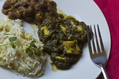 sag paneer - Otantik Hint yemekleri