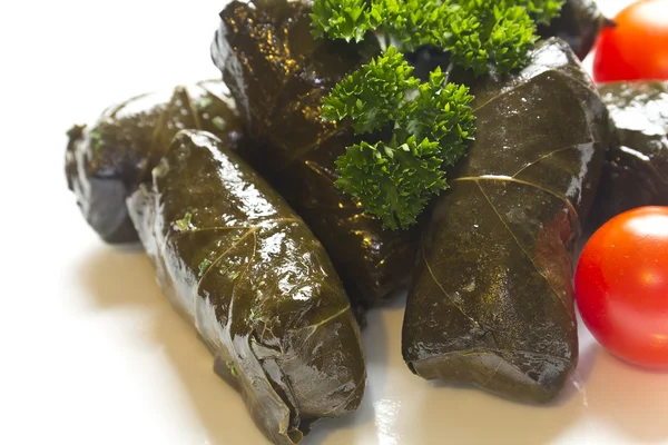 Yaprak Dolma, hojas de uva rellenas —  Fotos de Stock