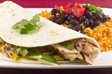 Mexican tavuk fajita 
