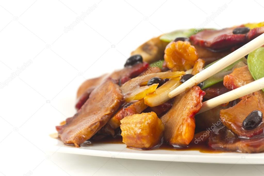 Chinese Black Bean Pork Takeout