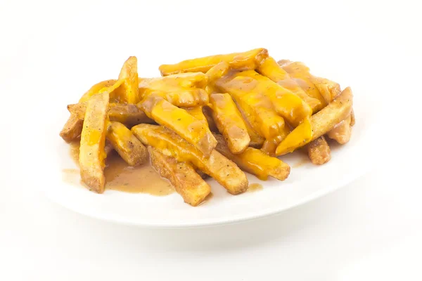 Frites disco sauce et fromage — Photo