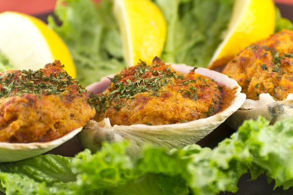 Stuffed Clams — Stock Photo, Image