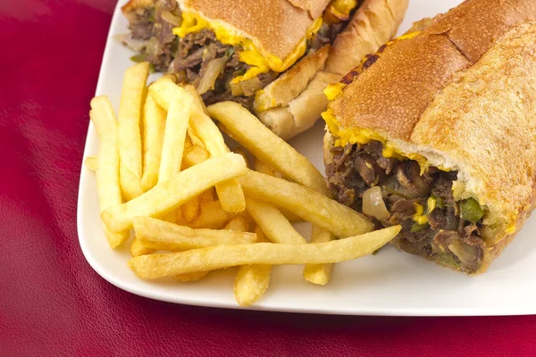 Philly Cheesesteak — Stockfoto