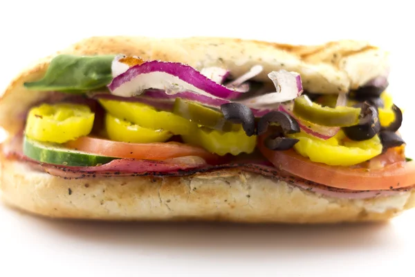 De werken Sandwich — Stockfoto