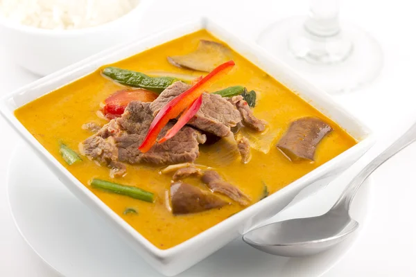Thai Red Curry With Beef — Stock Image Thai Red Curry With Beef Royalty Free Stock Photos