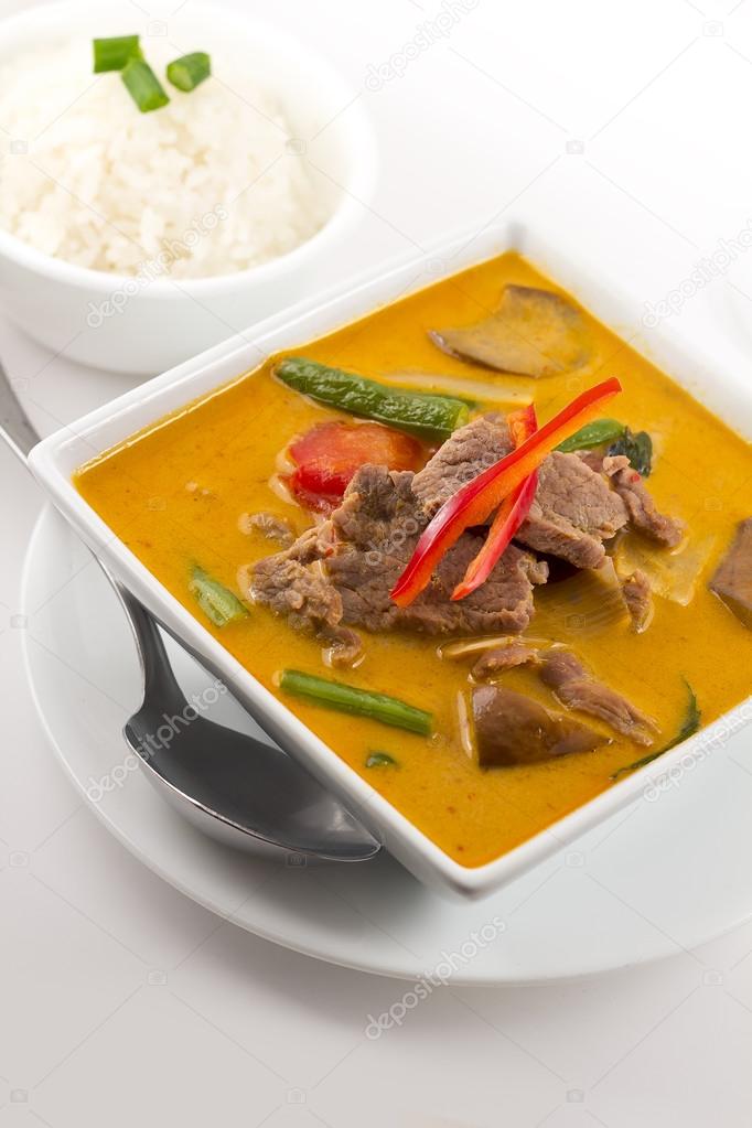 Thai Red Curry With Beef