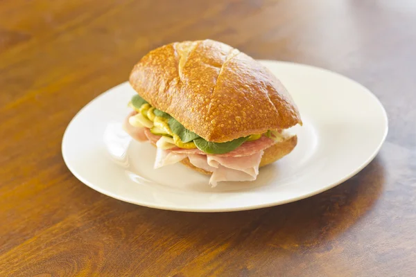 Ciabatta Roll Sandwich — Stockfoto