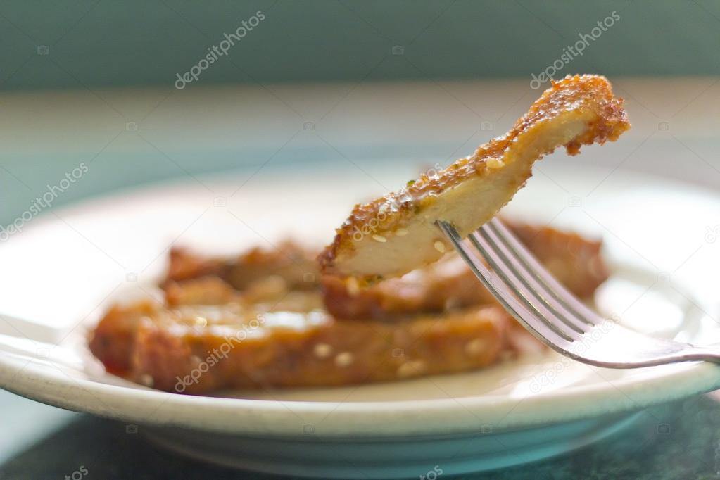 Peanut Crusted Chicken