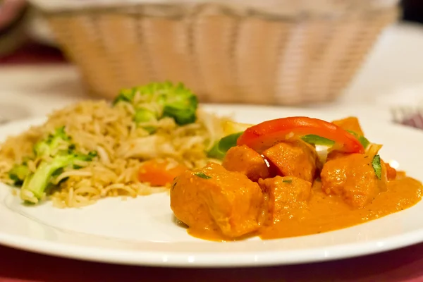 Indické kuře tikka masala — Stock fotografie