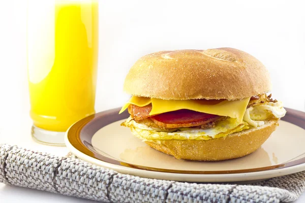 Taylor Schinken Frühstück Sandwich — Stockfoto