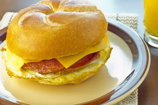 Taylor Jamón Desayuno Sandwich — Foto de Stock