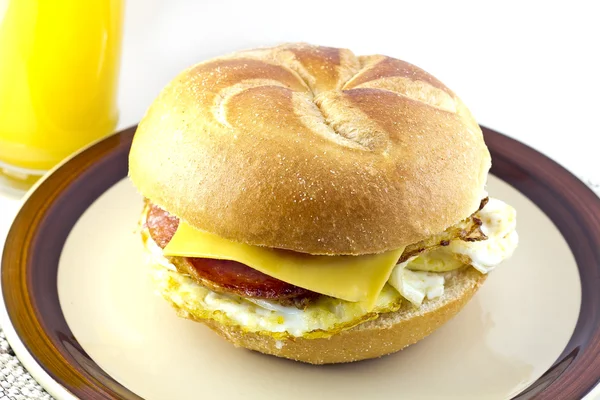 Taylor Schinken Frühstück Sandwich — Stockfoto