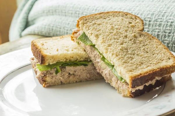 Tonijn Salade sandwich — Stockfoto