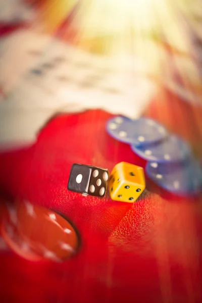 Gambling Background Dice — Stock Photo, Image