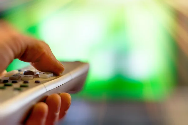 Assistir televisão — Fotografia de Stock