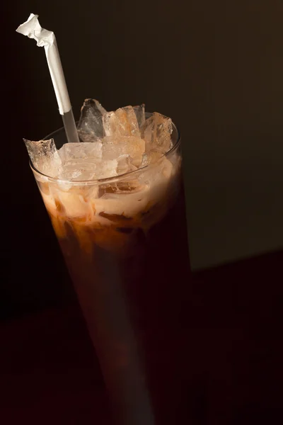 Narancssárga thai iced tea — Stock Fotó