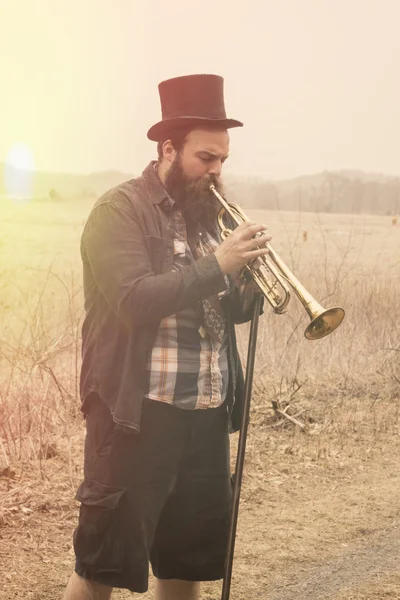 Gypsy Trumpet — Stock Photo, Image