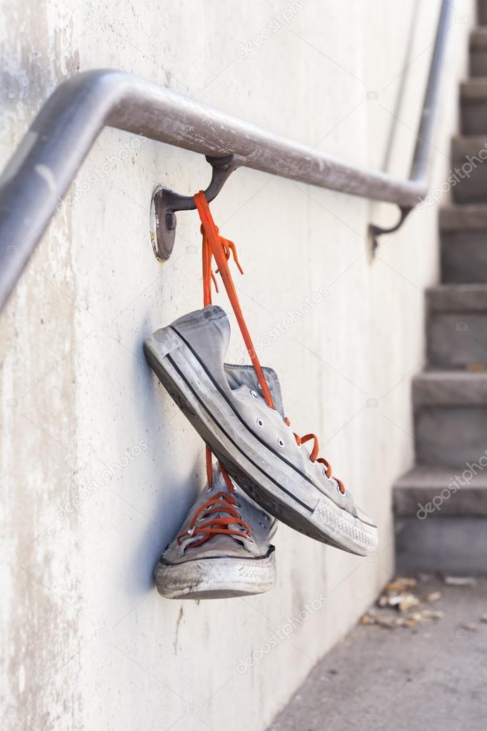 Old Worn Sneakers