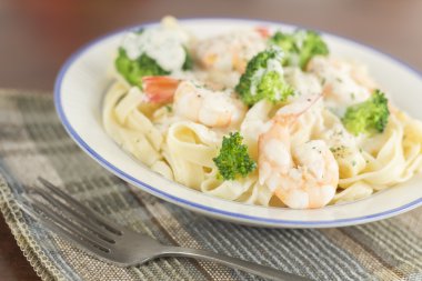 Fettuccine Alfredo Shrimp